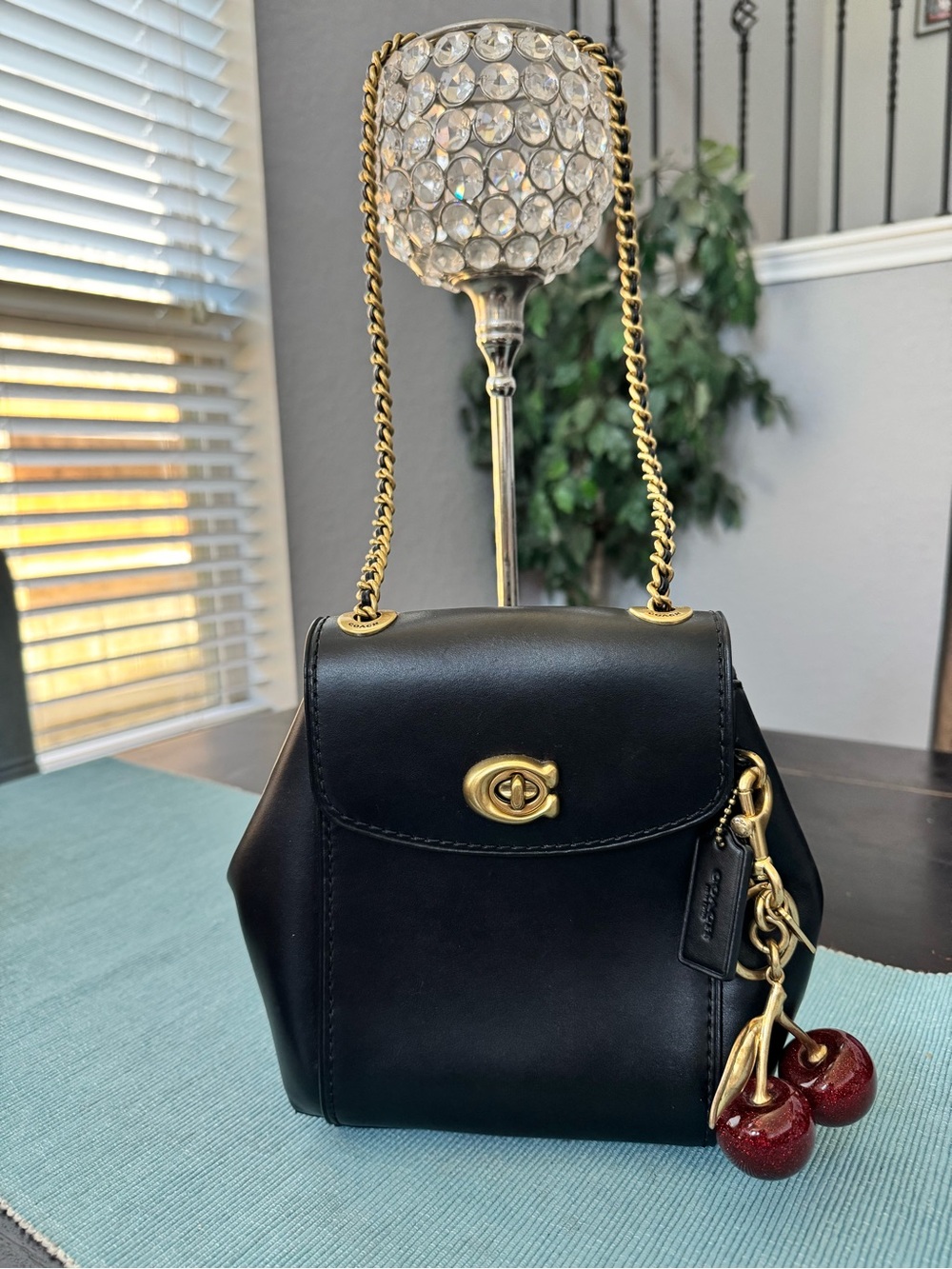 Coach Leather Parker Convertible Mini Backpack